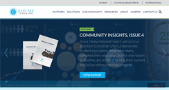 Desktop Screenshot of civitaslearning.com
